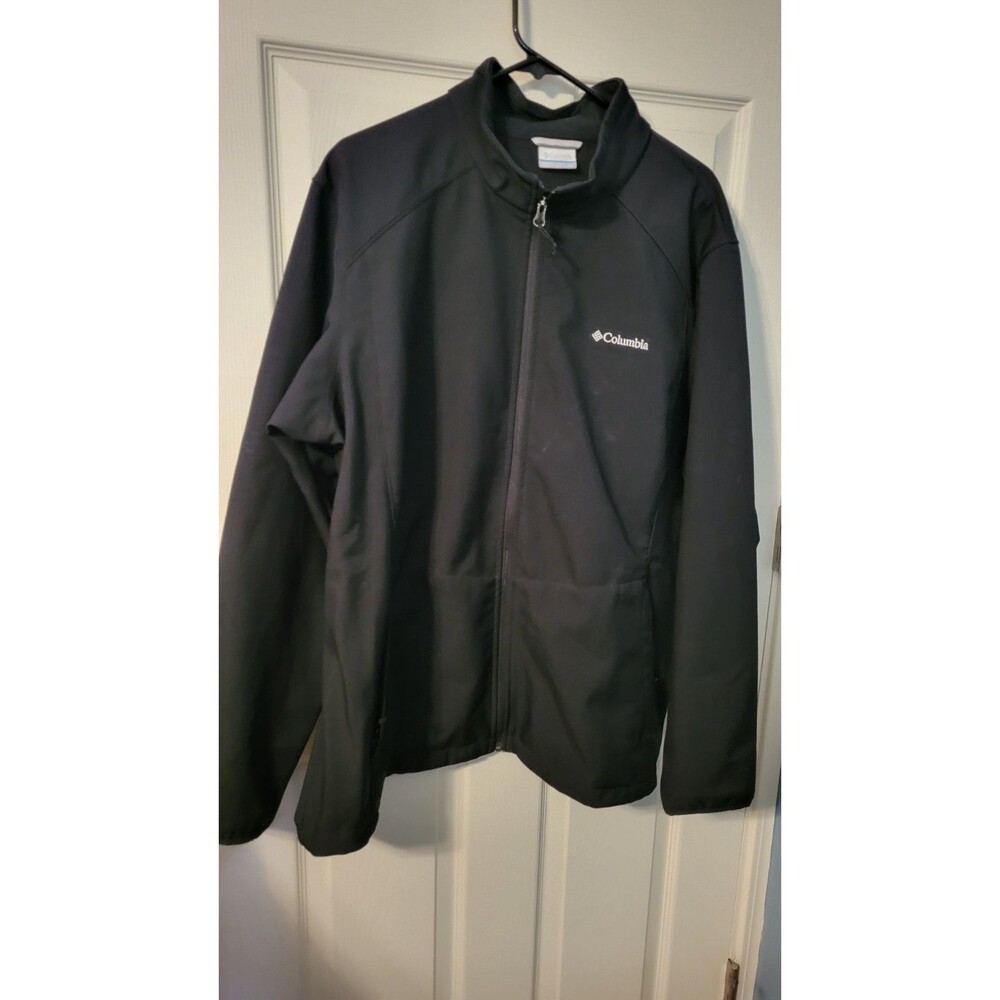 Columbia Kruser Ridge II Softshell Jacket Black Women's Plus Size 3X Full Zip